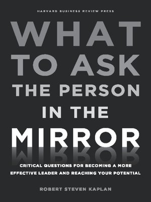 cover image of What to Ask the Person in the Mirror